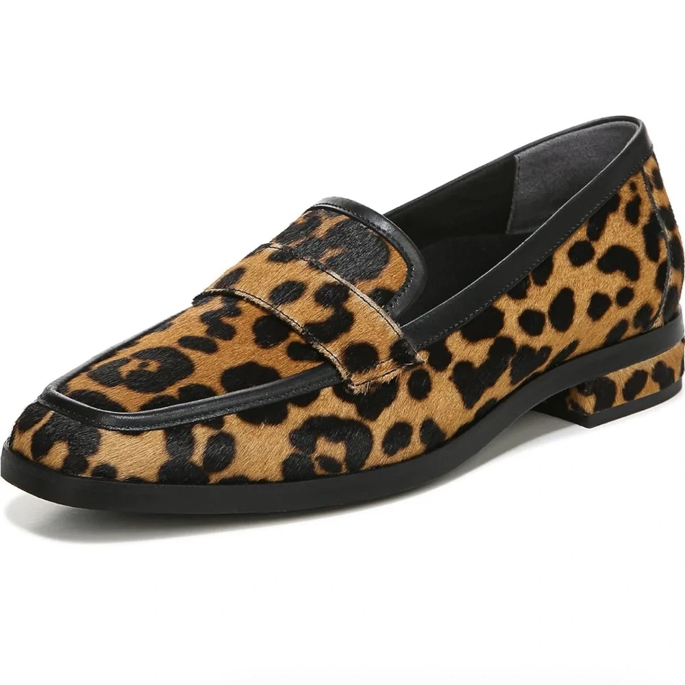 NWOB $139 Vionic Womens Sellah Calf Hair Animal Print Loafers - Picture 3 of 10